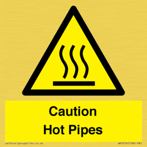 Caution Hot Pipes